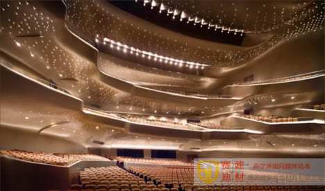 广州歌剧院声学设计简析与声学材料应用